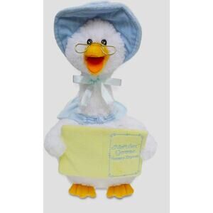 Blue Mother Goose Talking Plush Plays 7 Nursery Rhymes